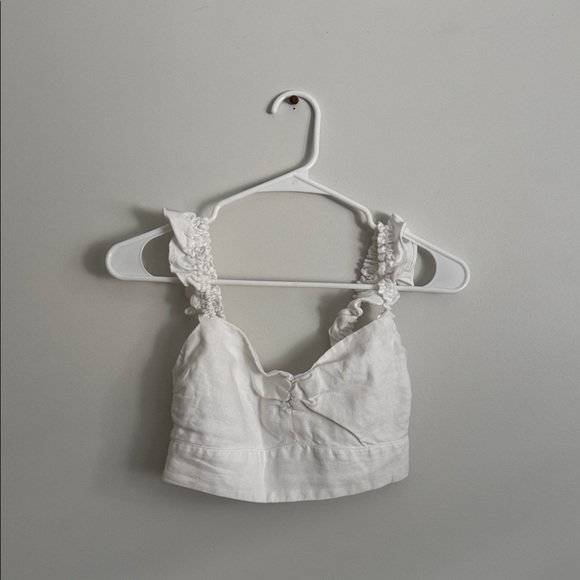 Reformation Linen Crop Top - Picture 2 of 4